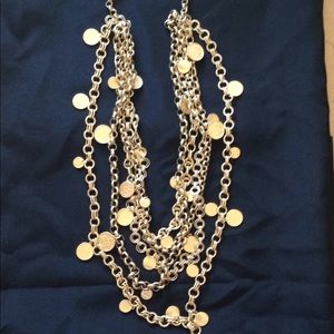 Chico's Long Coin Necklace